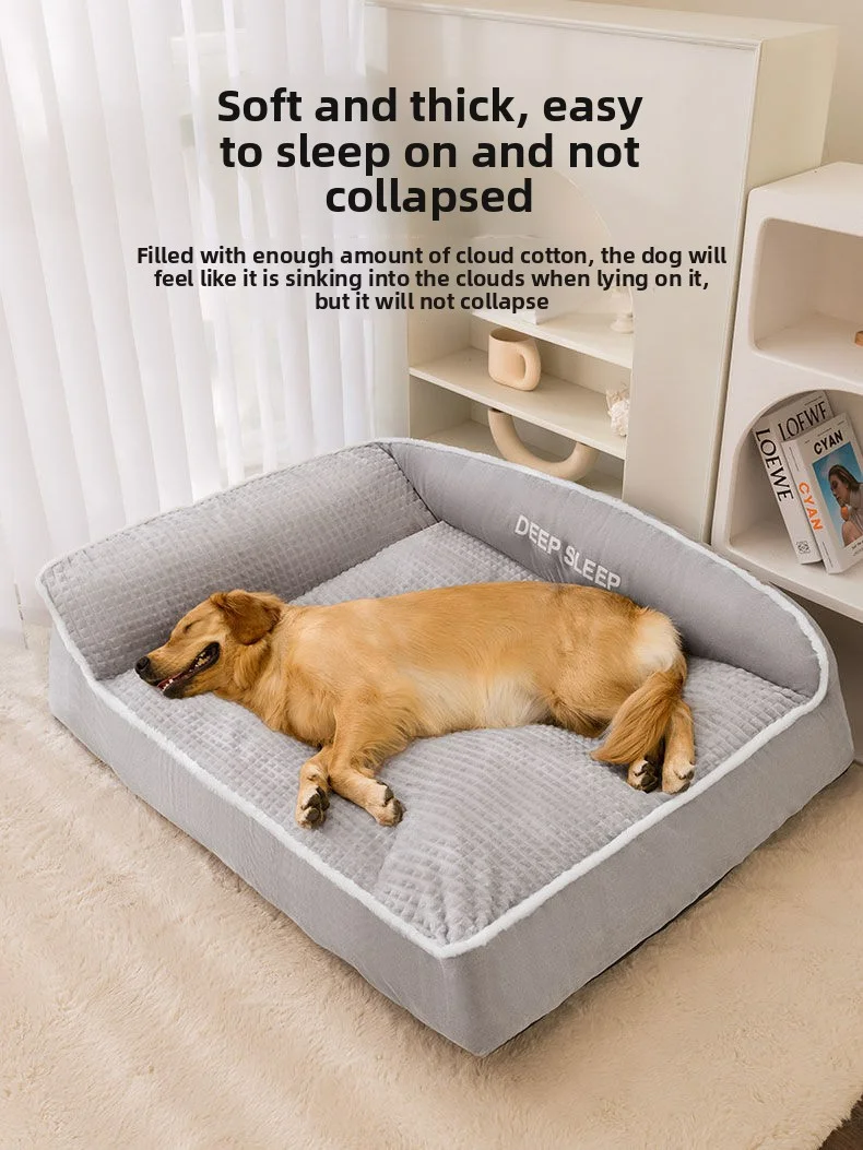 New Cat Bed Dog Pet Bed Kennel Non-Slip Winter Warm Small Dog Kennel Sleeping Removed Washed Soft Puppy Cushion Cat Supplies