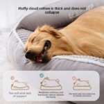 New Cat Bed Dog Pet Bed Kennel Non-Slip Winter Warm Small Dog Kennel Sleeping Removed Washed Soft Puppy Cushion Cat Supplies - Image 3
