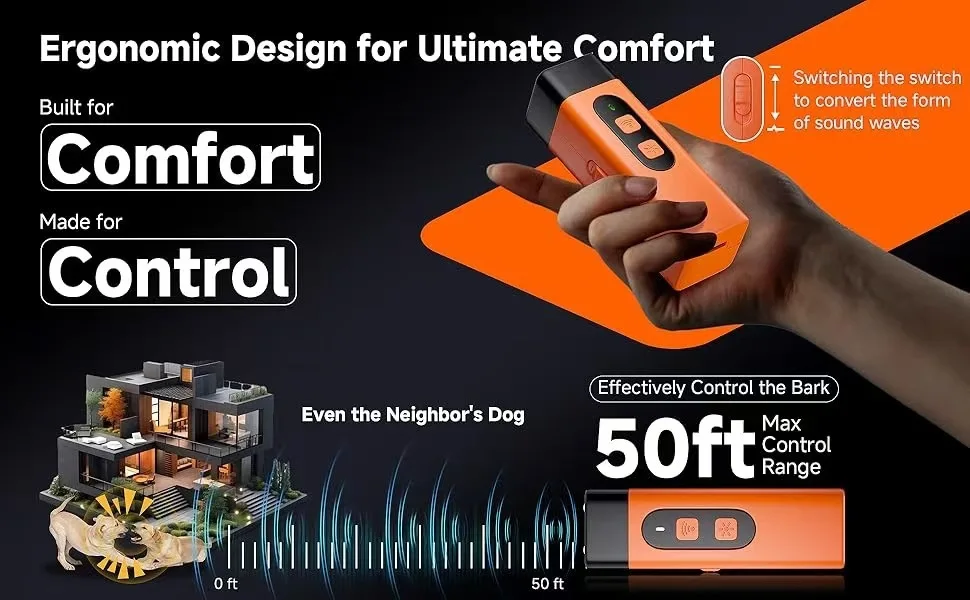 Pet Training Control Device Rechargeable Ultrasonic Dog Barking Deterrent Trainer To Stop Barking Pet Training Control Device Rechargeable Ultrasonic Dog Barking Deterrent Trainer To Stop Barking