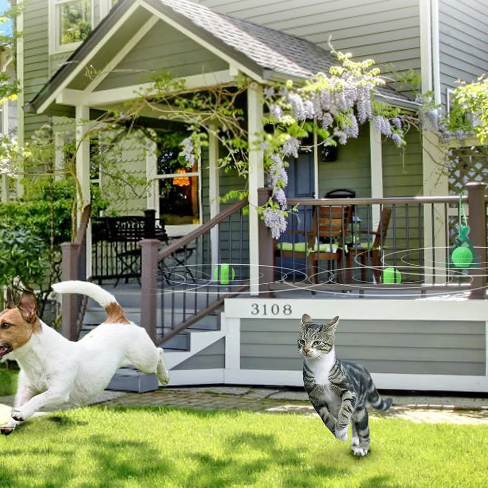 12X Cat Repellent Balls Aroma Balls with Peppermint Oil Dog Repellent Ball Keep Cats Out of Garden for Furniture Protection