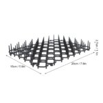 12Pcs Cat Deterrent Mat Anti Cat Dog Network Repellent Training Plastic Spike Mat for Keeping Away Cats Dogs Protecting Plants - Image 3