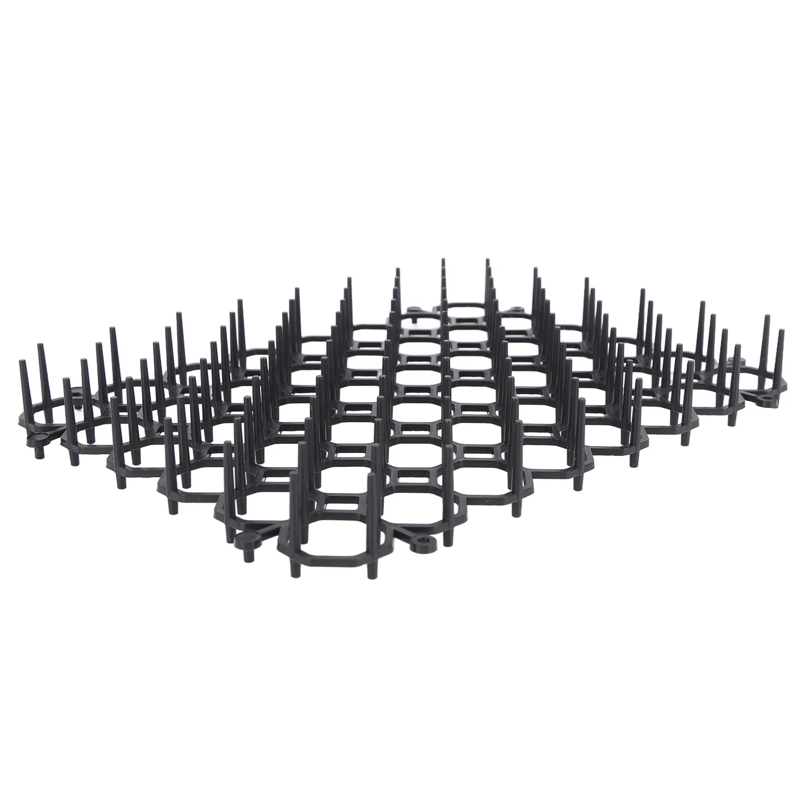 12Pcs Cat Deterrent Mat Anti Cat Dog Network Repellent Training Plastic Spike Mat for Keeping Away Cats Dogs Protecting Plants