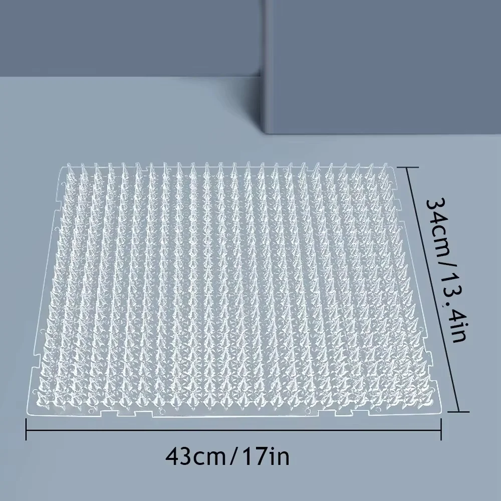 With Prickle Strips Spikes Straps Keep Cat Dog Away Digging Climbing Pet Supply Pad Anti-Cat Dog Mat Protect Plant With Prickle Strips Spikes Straps Keep Cat Dog Away Digging Climbing Pet Supply Pad Anti-Cat Dog Mat Protect Plant