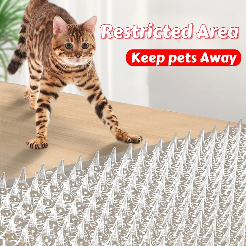With Prickle Strips Spikes Straps Keep Cat Dog Away Digging Climbing Pet Supply Pad Anti-Cat Dog Mat Protect Plant With Prickle Strips Spikes Straps Keep Cat Dog Away Digging Climbing Pet Supply Pad Anti-Cat Dog Mat Protect Plant
