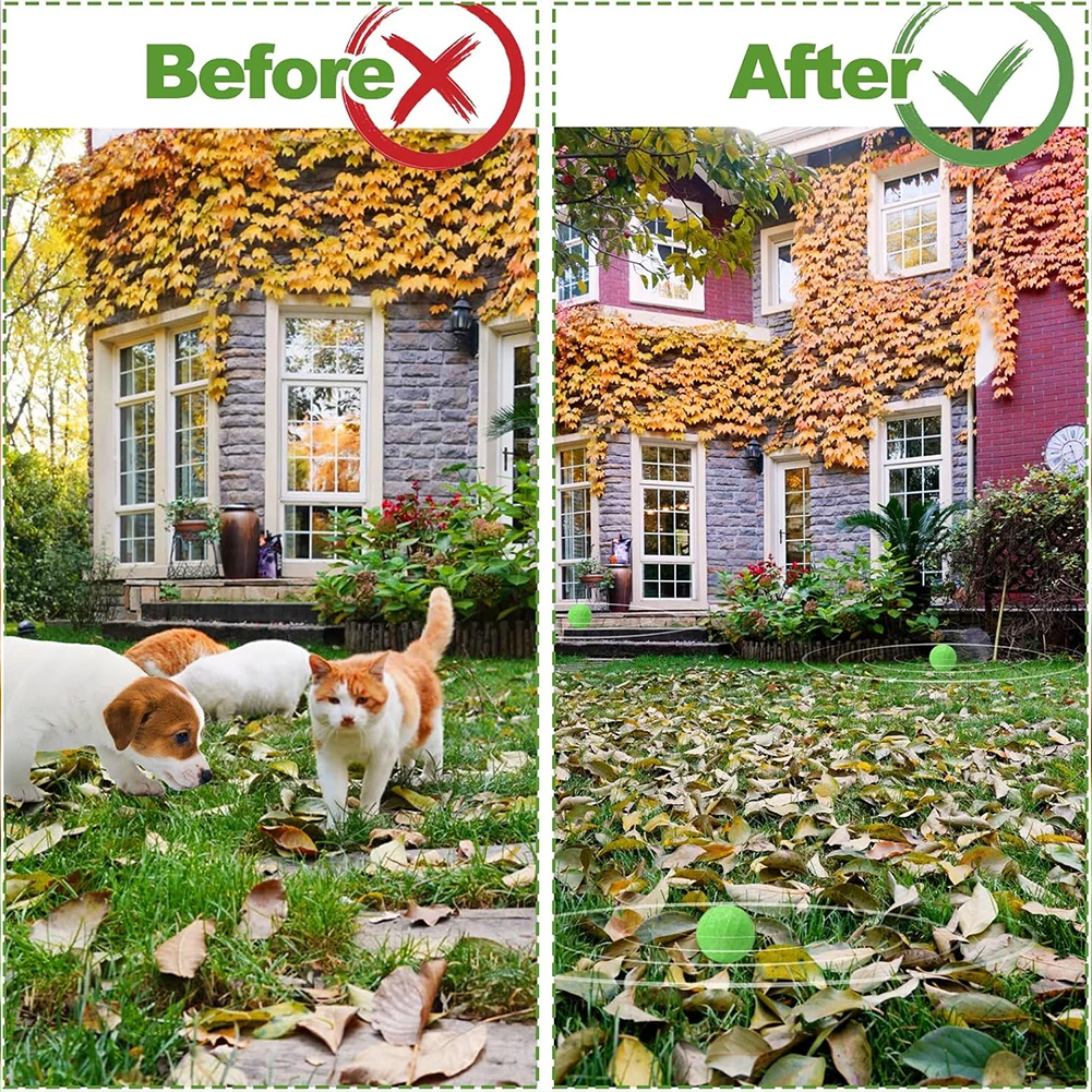 1/2/3Boxs Cat Deterrent Outdoor Indoor Natural Peppermint Oil Cat Deterrent Ball Dog Repellent Keep Cats Off Lawn Yard Garden
