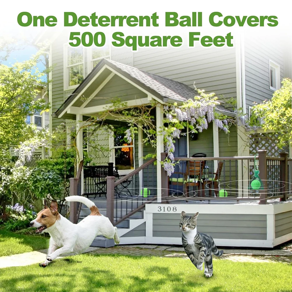 1/2/3Boxs Cat Deterrent Outdoor Indoor Natural Peppermint Oil Cat Deterrent Ball Dog Repellent Keep Cats Off Lawn Yard Garden