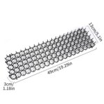 Pet Garden Prickle Strip Dig Stop Cat Repellent Deterrent Mat Anti-cat Prickle Strips Keep Cat Away Digging Climbing Spike - Image 2