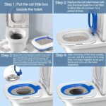 Reusable Cat Toilet Guide Cat Toilet Trainer Cat Toilet Sand Tray Sand Pot Training Mat Cat Toilet Training Cleaning Seat Tool - Image 3