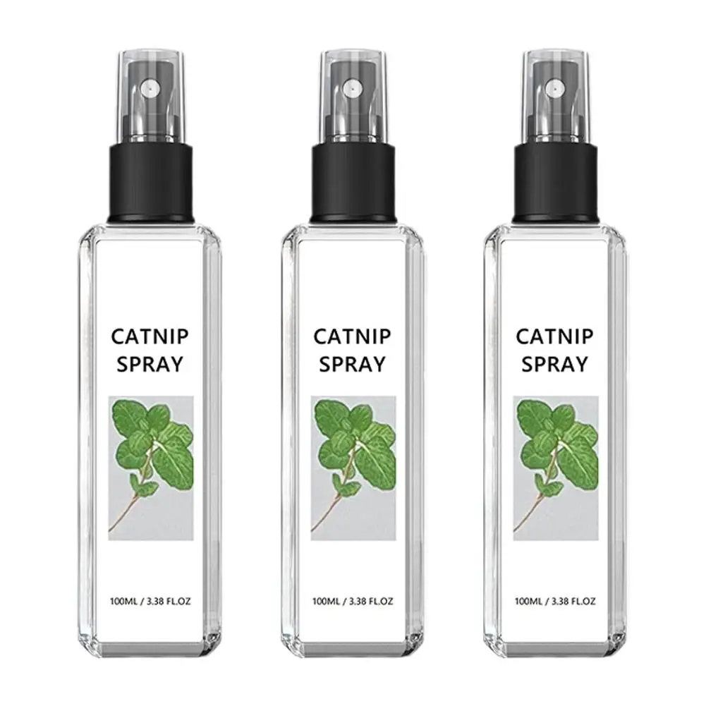 20/100ml Cat Catnip Spray Healthy Ingredients Catnip Spray For Kittens Cats Attractant Easy To Use Safe For Pets Gift For Pet