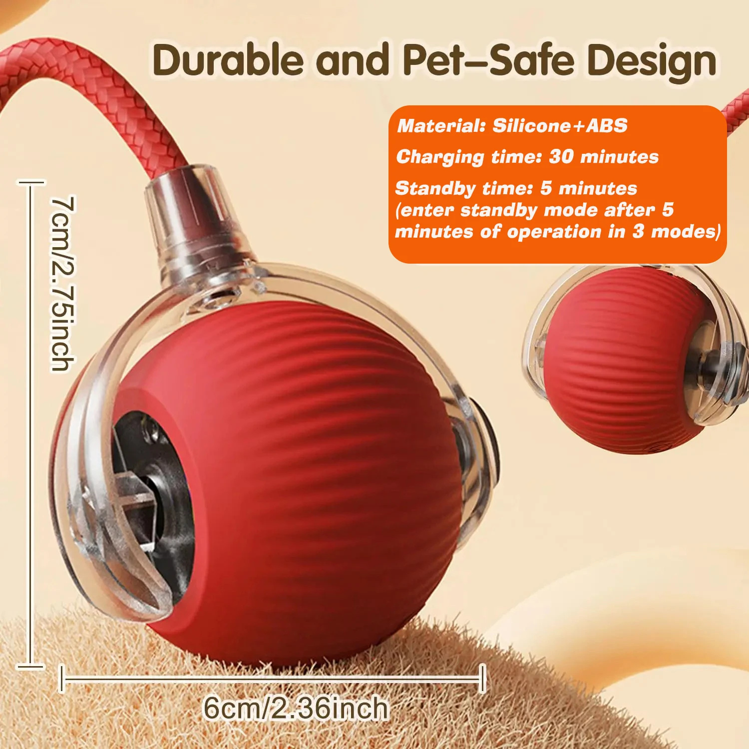 New Cat Interactive Ball Toy,Automatic Rolling Cat Ball Rechargeable,Smart Kitten Interactive Toy,Intelligent Balls Toy for Cat New Cat Interactive Ball Toy,Automatic Rolling Cat Ball Rechargeable,Smart Kitten Interactive Toy,Intelligent Balls Toy for Cat