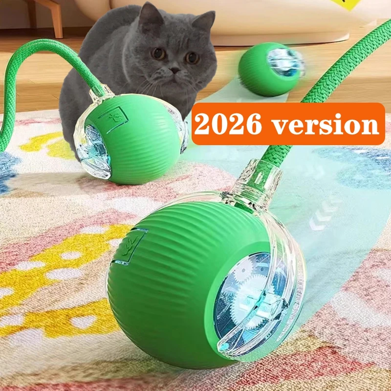 128751-xqnoks.jpg New Cat Interactive Ball Toy,Automatic Rolling Cat Ball Rechargeable,Smart Kitten Interactive Toy,Intelligent Balls Toy for Cat - Image 1