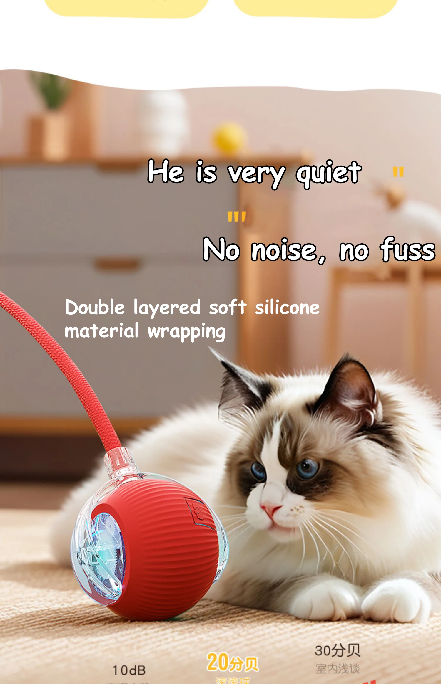 New Cat Interactive Ball Toy Automatic Rolling Ball Faux Tail Rechargeable Smart Pet Electric Toy Dog Cat Training Imitate Mouse New Cat Interactive Ball Toy Automatic Rolling Ball Faux Tail Rechargeable Smart Pet Electric Toy Dog Cat Training Imitate Mouse