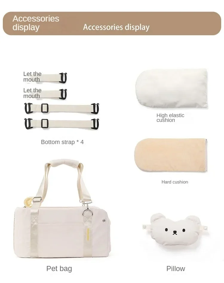 Pet Dog Car Seat Cat Carrier Booster Seat on Armrest Travel Bags for Cats Dogs with Easy Carrying Strap Travel Car Carrier