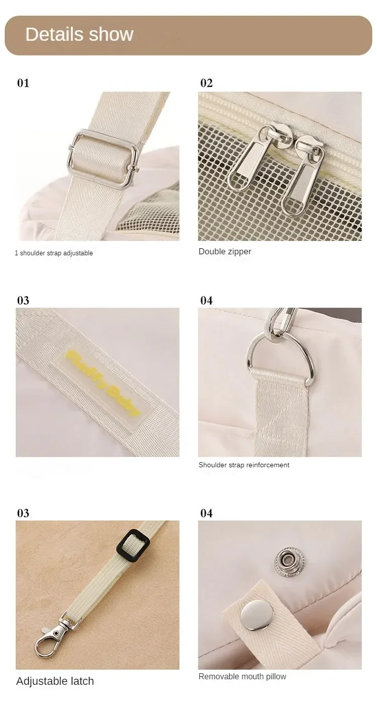 Pet Dog Car Seat Cat Carrier Booster Seat on Armrest Travel Bags for Cats Dogs with Easy Carrying Strap Travel Car Carrier