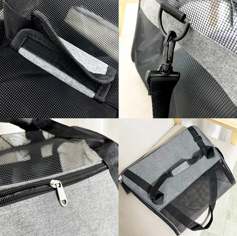 Cat Bags Portable Dog Carrier Bag Mesh Breathable Foldable Cats Carrier Bag Travel Breathable Transport Handbag Cat Bags Portable Dog Carrier Bag Mesh Breathable Foldable Cats Carrier Bag Travel Breathable Transport Handbag