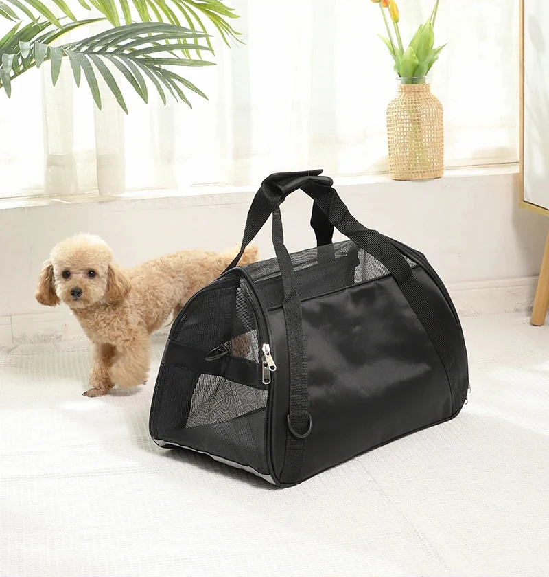Cat Bags Portable Dog Carrier Bag Mesh Breathable Foldable Cats Carrier Bag Travel Breathable Transport Handbag Cat Bags Portable Dog Carrier Bag Mesh Breathable Foldable Cats Carrier Bag Travel Breathable Transport Handbag
