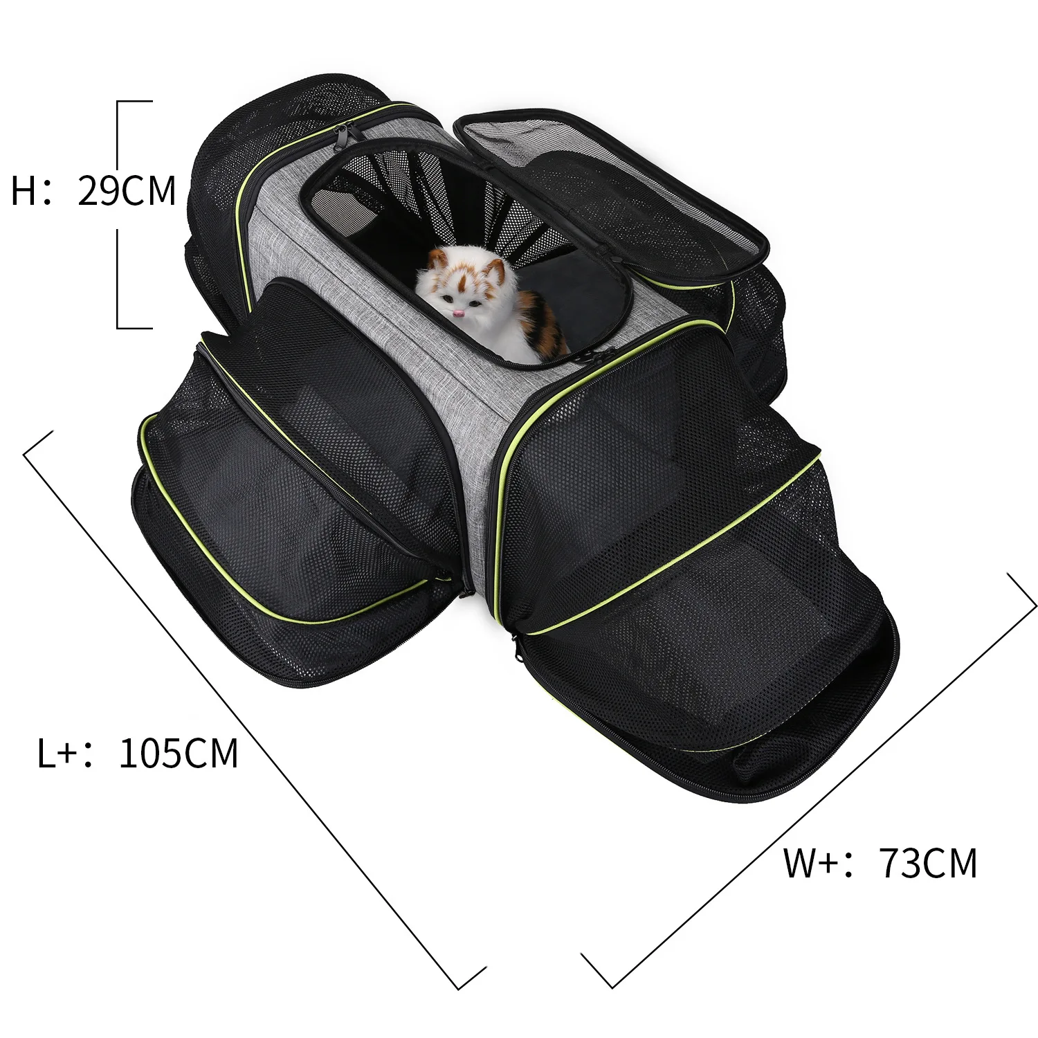 Portable Cat Backpack Carrier Foldable Expandable Pet Travel Bag Airline Approved Breathable Pet Carrier for Dog Pet Accessories Portable Cat Backpack Carrier Foldable Expandable Pet Travel Bag Airline Approved Breathable Pet Carrier for Dog Pet Accessories