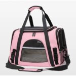 Pet Carrier Bag Foldable Small Dog Cat Carrying Out Bags Expansion Pet Travel Bag Mesh Breathable Expansion Crossbody Handbag - Image 6