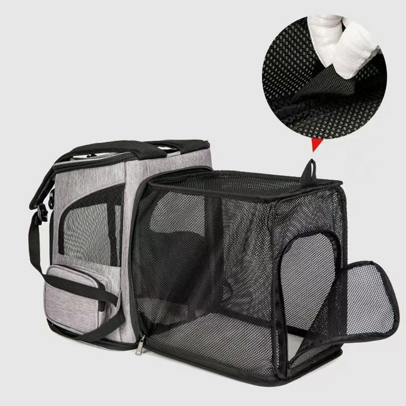 Pet Carrier Backpack Expandable for Cats Dogs Under 18 LB | Breathable Mesh Cat Backpack Carrier Bag | Foldable Dog Backpack Pet Carrier Backpack Expandable for Cats Dogs Under 18 LB | Breathable Mesh Cat Backpack Carrier Bag | Foldable Dog Backpack
