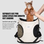 Pet Chest Backpack Front Carrying Tote Backpack Dogs and Cats Breathable Portable Outdoor Bag Shoulder Cat Bag - Image 6
