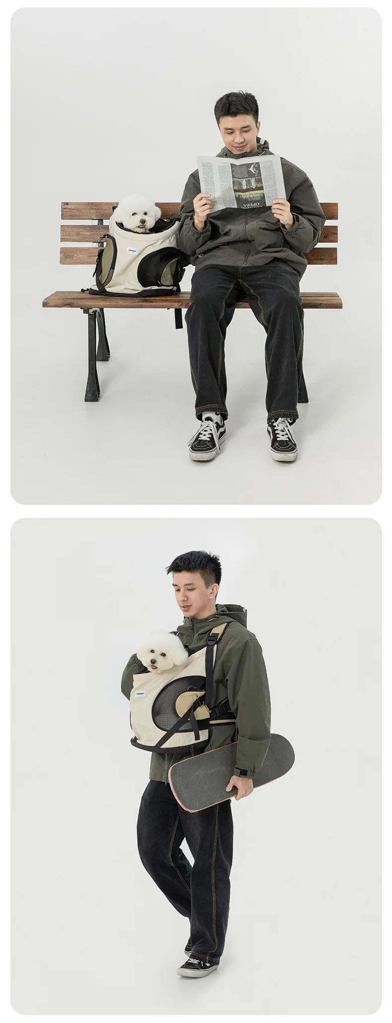 Pet Chest Backpack Front Carrying Tote Backpack Dogs and Cats Breathable Portable Outdoor Bag Shoulder Cat Bag Pet Chest Backpack Front Carrying Tote Backpack Dogs and Cats Breathable Portable Outdoor Bag Shoulder Cat Bag