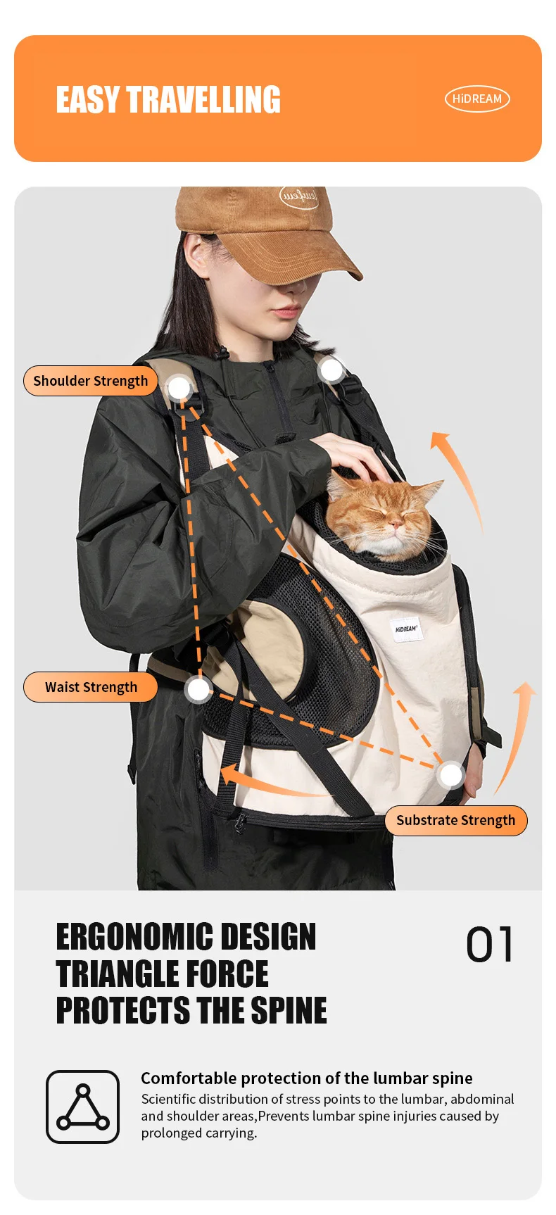 Pet Chest Backpack Front Carrying Tote Backpack Dogs and Cats Breathable Portable Outdoor Bag Shoulder Cat Bag Pet Chest Backpack Front Carrying Tote Backpack Dogs and Cats Breathable Portable Outdoor Bag Shoulder Cat Bag