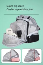 High Quality Astronaut Portable Cat Travel Bag Breathable Space Capsule Expandable Transparent Carrier Pet Backpack For Cat Dog - Image 5