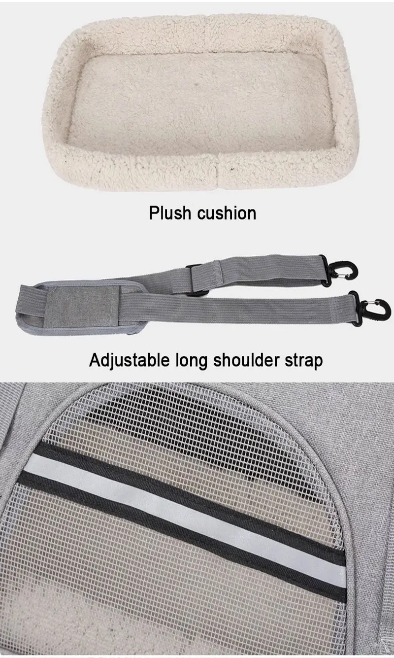 Cat Bags Portable Dog Carrier Bag Mesh Breathable Foldable Cats Carrier Bag Travel Breathable Transport Handbag Pet Travel Bags Cat Bags Portable Dog Carrier Bag Mesh Breathable Foldable Cats Carrier Bag Travel Breathable Transport Handbag Pet Travel Bags