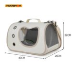 Portable Pet Carrier Bag for Small Dogs Cats Outdoor Foldable Cat Bag Breathable Cat Shoulder Bag Kitten Carrying Bag - Image 6