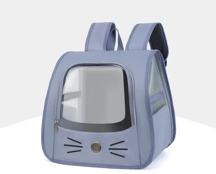 Pet Cat Carrier Bag Cat Backpack Outdoor Breathable Portable Shoulders Bag for Cats Small Dogs Transport Carrier