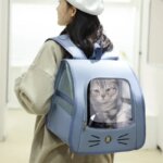 Pet Cat Carrier Bag Cat Backpack Outdoor Breathable Portable Shoulders Bag for Cats Small Dogs Transport Carrier - Image 2
