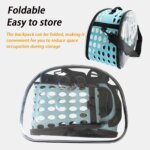 Pet Shoulder Bag Cat Carrier Outdoor Travel Breathable Handbag Puppy & Kitten Capsule Transparent Portable Shoulder Strap Bag - Image 4