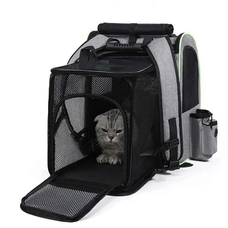 Cat Carrier Backpacks Expandable Cat Backpack with Shade Cover, Breathable Mesh Pet Carrier Backpack Bag for Travel Hiking Campi Cat Carrier Backpacks Expandable Cat Backpack with Shade Cover, Breathable Mesh Pet Carrier Backpack Bag for Travel Hiking Campi
