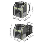 Cat Carrier Backpacks Expandable Cat Backpack with Shade Cover, Breathable Mesh Pet Carrier Backpack Bag for Travel Hiking Campi - Image 6