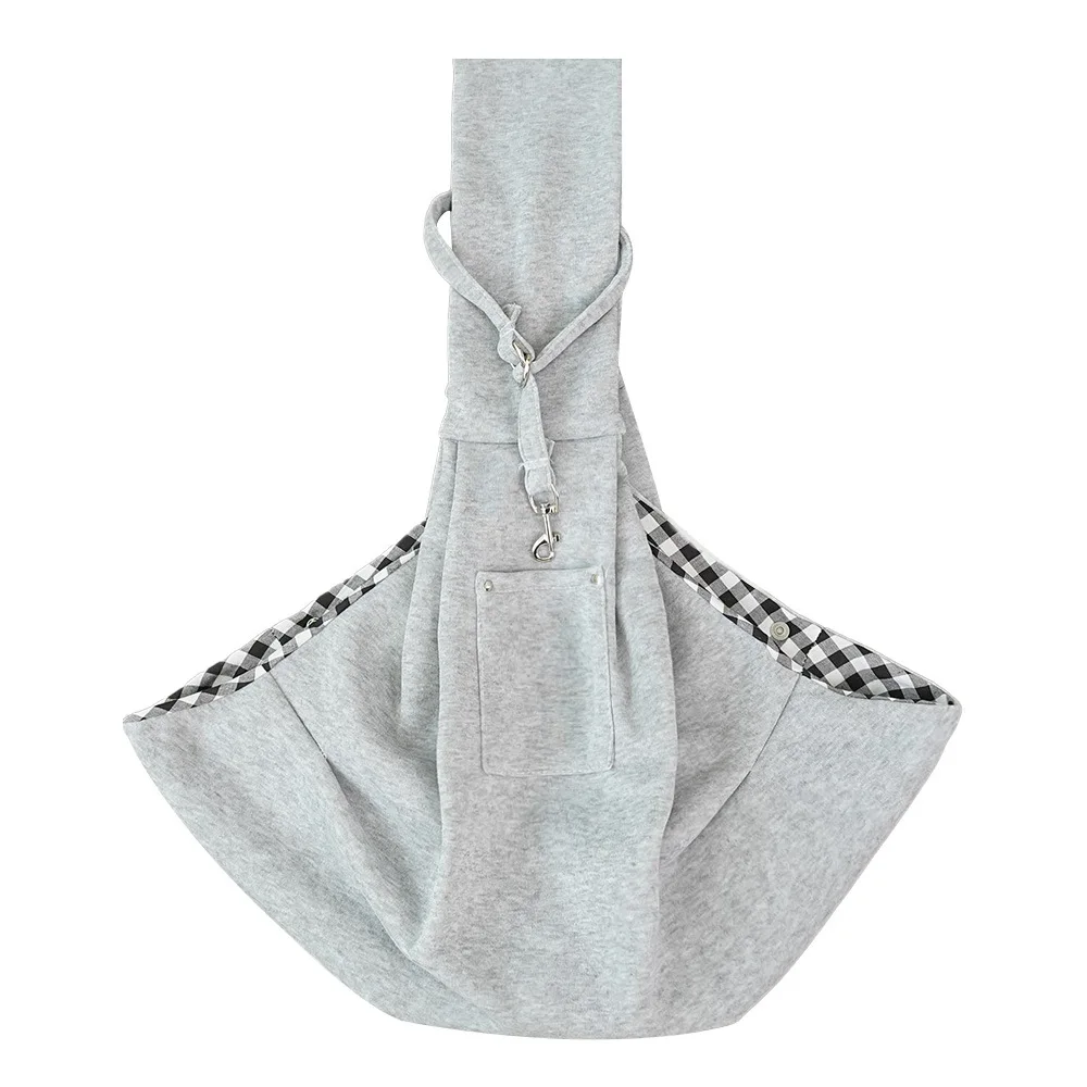 Pet Ortable Shoulder Bag with Pocket Fits Within 7.5kg Dog Cat Sling Carrier for Outdoor Travel Hiking Pet Carrying Supplies