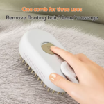 Cat Dog Pet Spray Massage Brush One Button Steam Spray Folding Rotatable Floating Hair Bath Hair Removal Brush Comb - Image 4