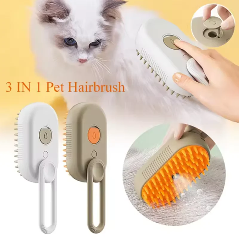 Cat Dog Pet Spray Massage Brush One Button Steam Spray Folding Rotatable Floating Hair Bath Hair Removal Brush Comb Cat Dog Pet Spray Massage Brush One Button Steam Spray Folding Rotatable Floating Hair Bath Hair Removal Brush Comb