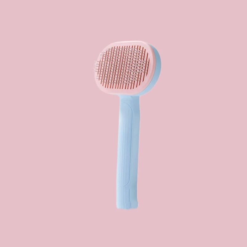 Cat brush for dogs to float hair accessories Blue cat short Muppet cleaning hair removal comb cat supplies