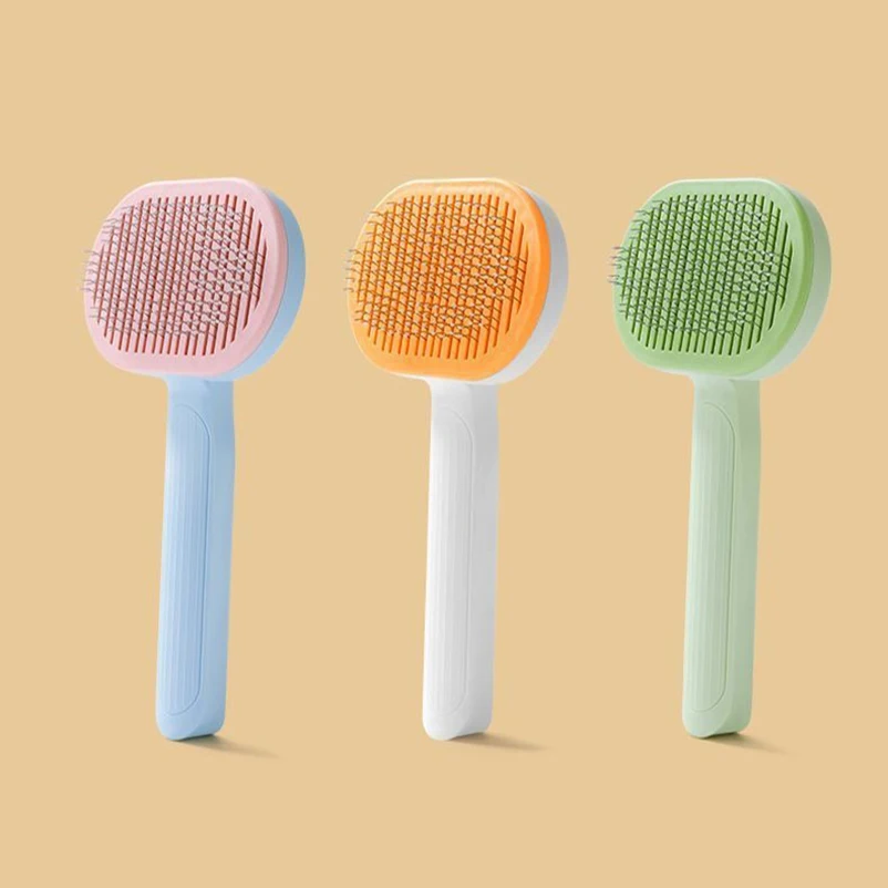 Cat brush for dogs to float hair accessories Blue cat short Muppet cleaning hair removal comb cat supplies