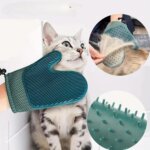 1pc 2 In 1 Cat Hair Glove & Pet Fur Remover Glove, Dog Grooming Glove Brush For Shedding, Pet Hair Remover Mitt For Cleaner - Image 2