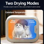 70L Large Capacity Pet Dryer Box 360° Automatic Ultra Quiet Cat Dog Blower Dryer Machine Intelligent Pet Grooming Hair Dryer - Image 6