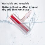 Reusable Pet Hair Remover Roller with Self-Cleaning Base - Upgraded Animal Fur Removal Tool for Couch, Furniture, Carpet, Car Se - Image 6