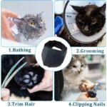Cat Anti-Bite Muzzles Breathable Nylon Protective Hood Cats Bathing Grooming Anti-scratch Face Mask Groomer Helpers Pet Supplies - Image 6