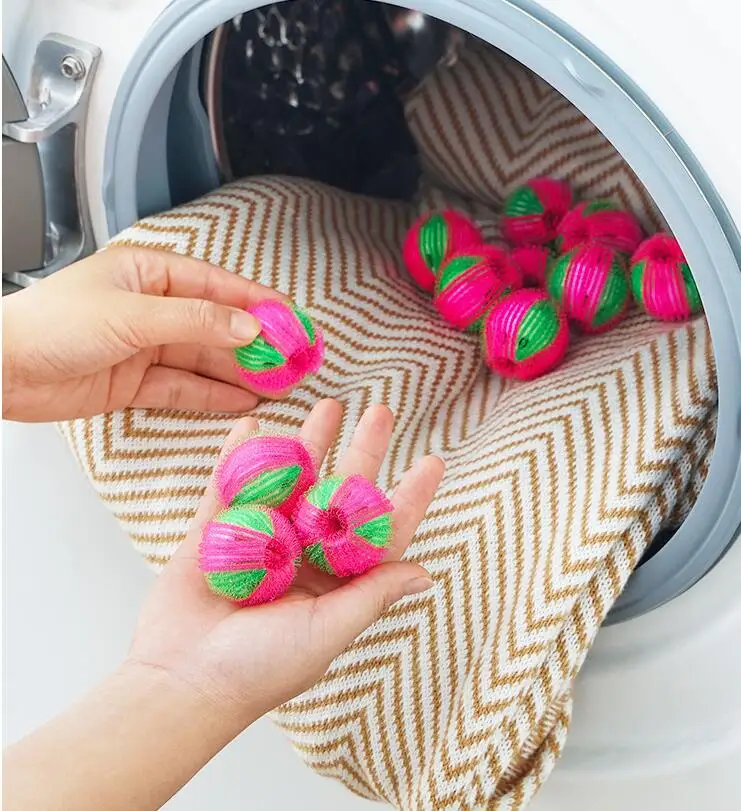 Pet Hair Remover Reusable Ball Wool Sticker Cat Hair Remover Pet Fur Lint Catcher Cleaning Tools Laundry Washing Machine Filter