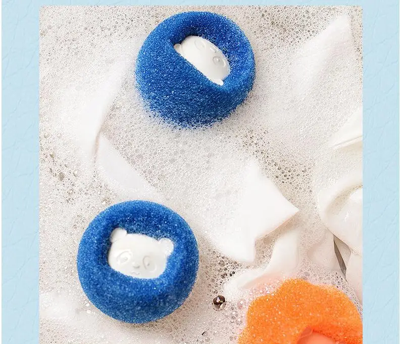 Pet Hair Remover Reusable Ball Wool Sticker Cat Hair Remover Pet Fur Lint Catcher Cleaning Tools Laundry Washing Machine Filter