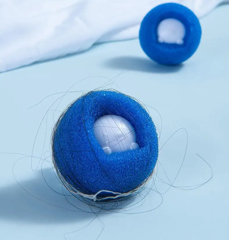 Pet Hair Remover Reusable Ball Wool Sticker Cat Hair Remover Pet Fur Lint Catcher Cleaning Tools Laundry Washing Machine Filter