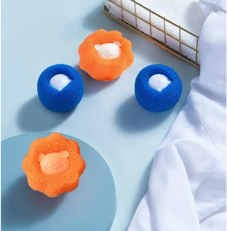 Pet Hair Remover Reusable Ball Wool Sticker Cat Hair Remover Pet Fur Lint Catcher Cleaning Tools Laundry Washing Machine Filter