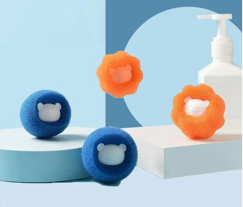 Pet Hair Remover Reusable Ball Wool Sticker Cat Hair Remover Pet Fur Lint Catcher Cleaning Tools Laundry Washing Machine Filter